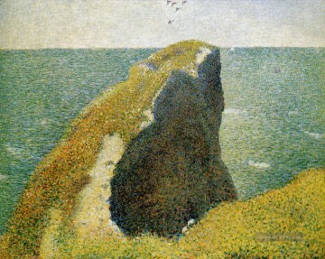 Georges Seurat Werke - die bec du hoc Grand 1885